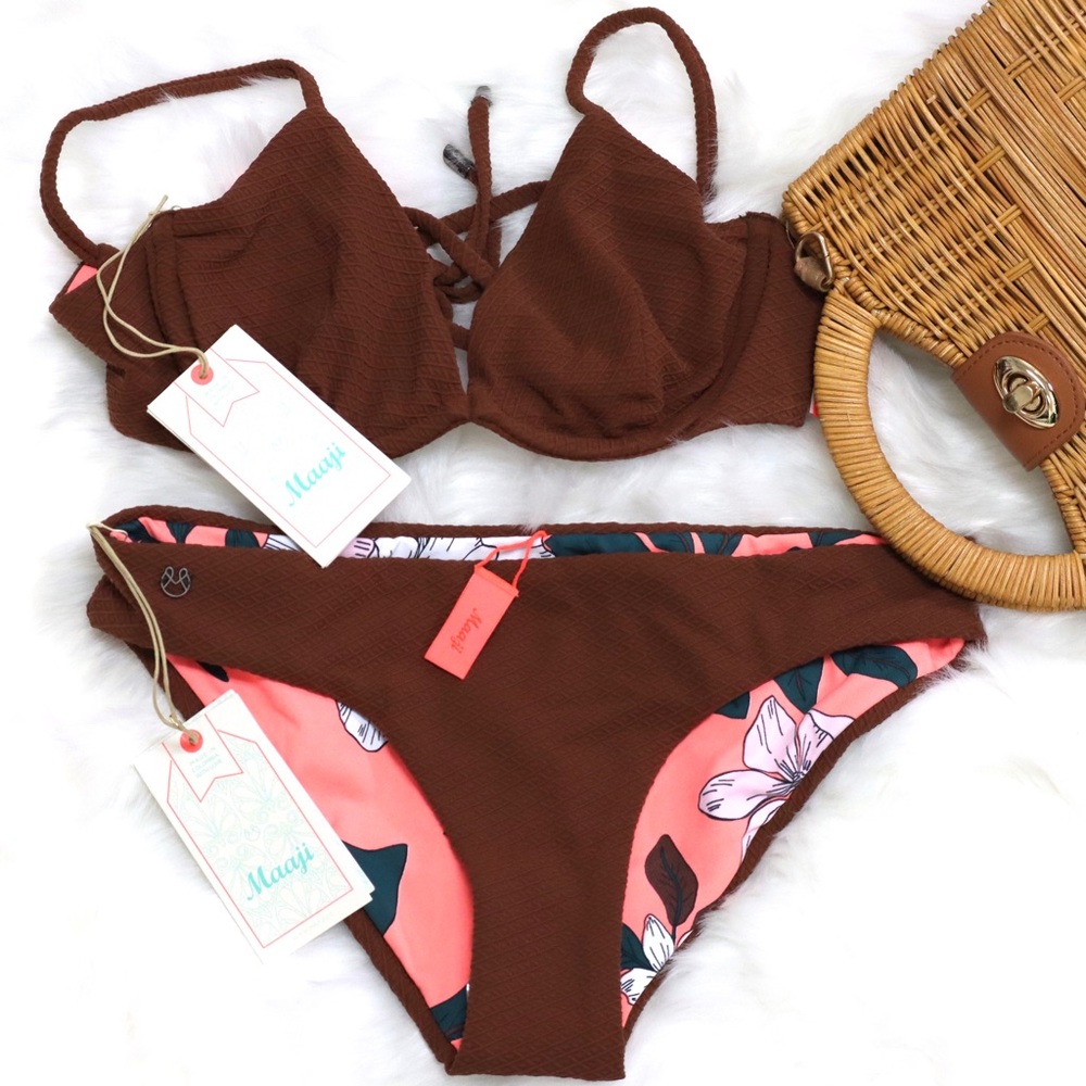 Maaji Reversible Underwire Top and Bottom Bikini